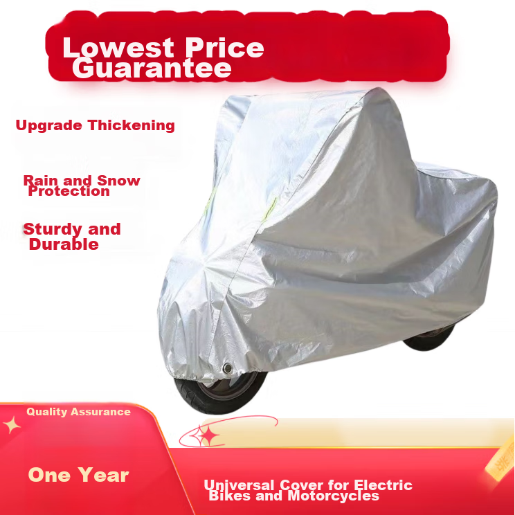 Dengjin Motorcycle Cover, Full Protection against Sun And Rain, Dust Cover for Electric Scooters, Fully Enclosed Bicycle Cover, Winter Snow Protectio