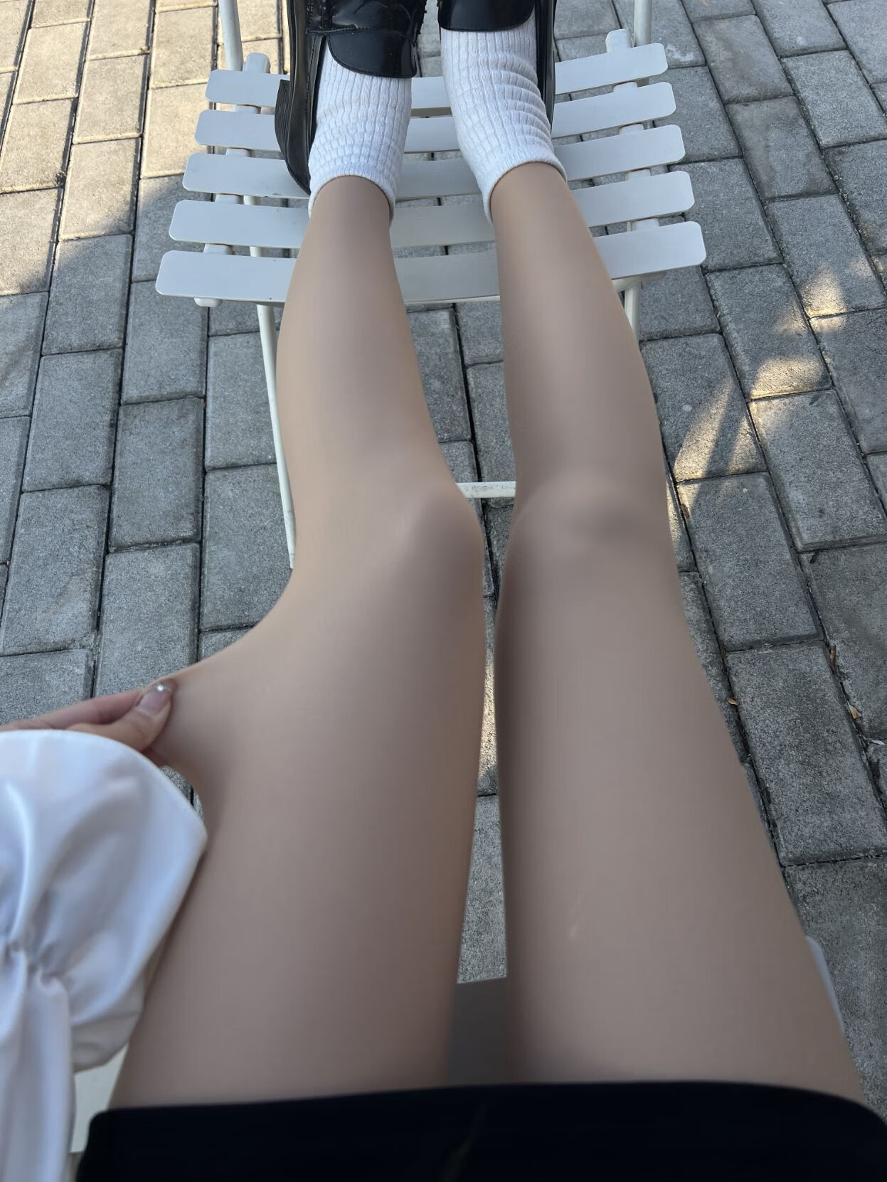 MAOHUO Double-Layer Light Leg Miracle Thickened Fleece-Lined Base Layer Panties Natural Bare Feel Stockings Women Autumn Winter Tights 5