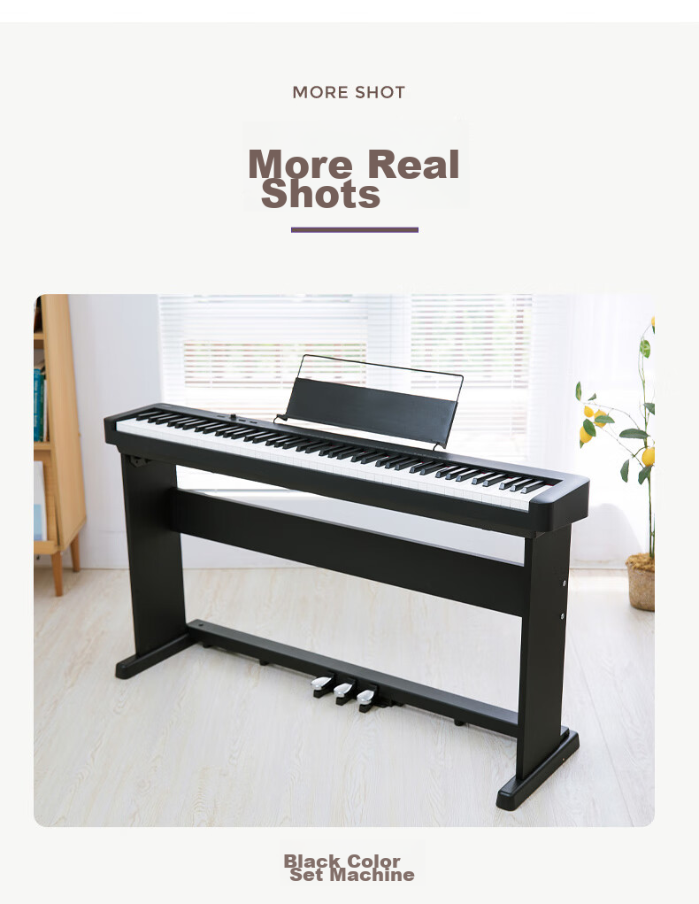 Casio Digital Piano EPS130 Red Electronic Digital Piano with 88 Weighted Keys, Beginner Standalone Unit, Wooden Piano Stand, Gift Package 24