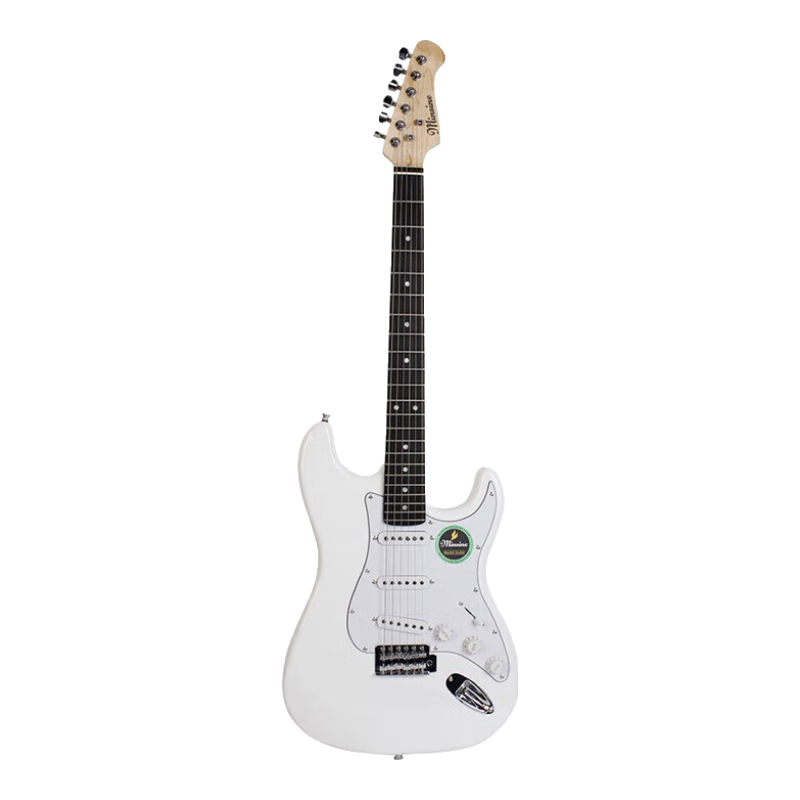 Minsine Electric Guitar for Beginners, Suitable for Male And Female Students, Primary And Secondary School Students, And Adults, Single Tremolo ST Electric Guitar Entry-Level Musical Instrument