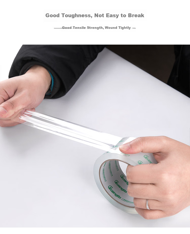 GuangBo 48mm Metal Tape Dispenser, Packaging Tool, Tape Base, Stainless Steel Sharp Blade Head, Random Color, Office Stationery, Single Pack FXQ9120 6