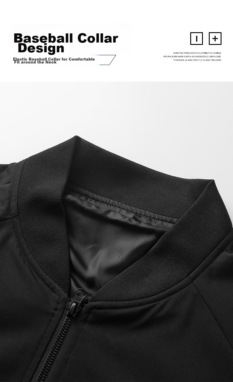 NASA MARVEL Jacket for Men, Spring And Autumn Outerwear, Trendy Casual Fashion Sports Loose Fit Stand-Collar Baseball Shirt Couple Style, Black, XL 8
