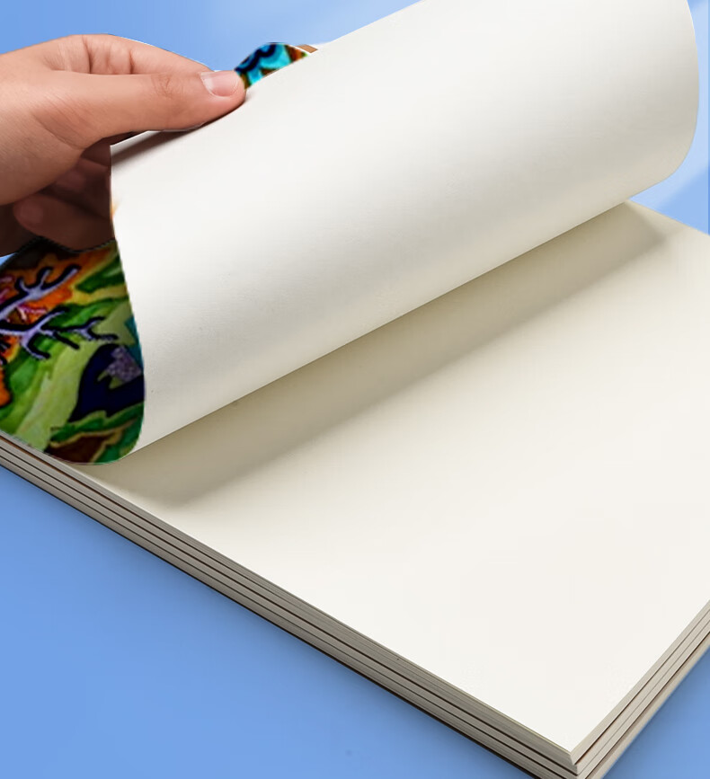 Licao Capibara A4 Sketchbook, Drawing Book for Children, Kindergarten And Elementary School Students, Specialized Art Notebook, Picture Album, Drawing Pad, Hand-Drawn Doodle Book, 8 Books in Total, 320 Pages 7