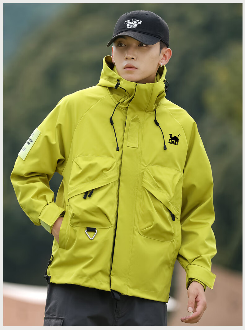 EASTERN CAMEL Couple's Workwear Jacket for Men And Women, Outdoor Sports Hiking Camping Large Pocket Functional Windproof Coat 10