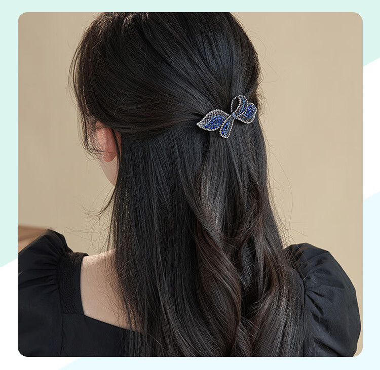 CHIMERA Spring Hair Clip, Back of Head Barrette, Half-Up Hairstyle Accessory, High-End Hairpin for Women, Mid-Autumn Festival Gift 5