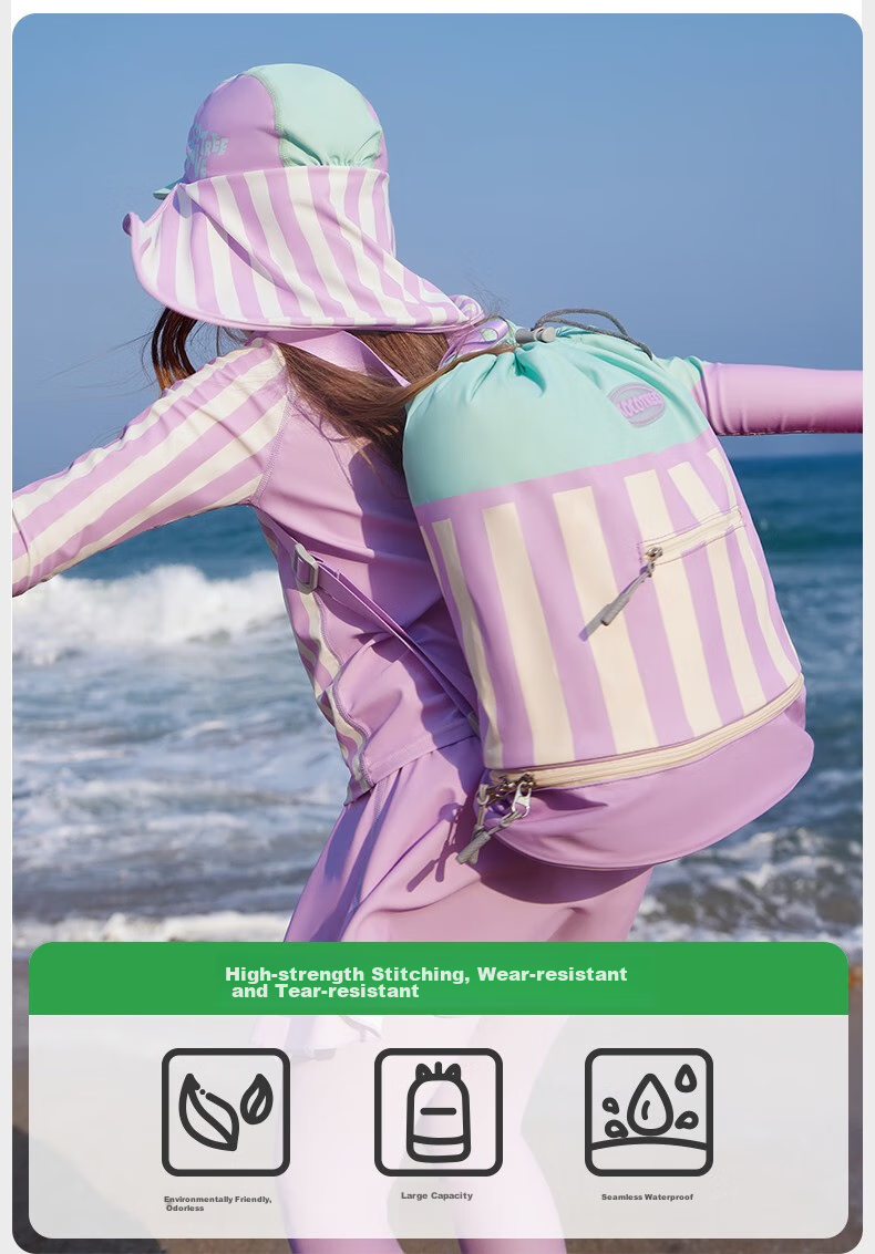 Kocotree Children's Swim Bag with Dry And Wet Separation Storage, Boys And Girls Sports Portable Backpack, Large Capacity Watermelon Desig 11