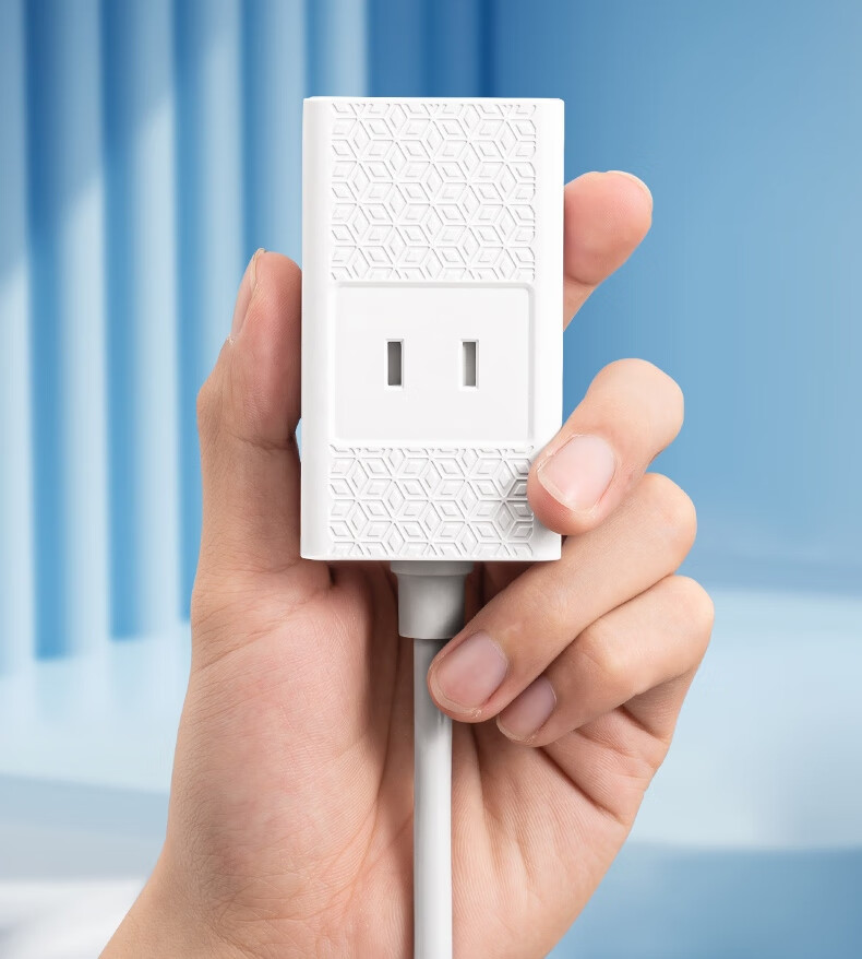 Sushiermo 2-Prong Plug 2-Socket Power Strip, 3 Outlets 2U1C 1.5m Multifunctional Travel Power Strip for Japan/Thailand/Philippines Two-Prong Extension Cord 7