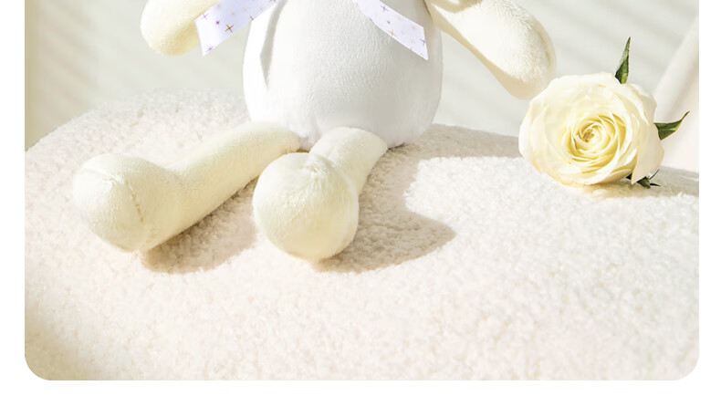 Auby Newborn Baby Parent-Child Gift Box Toy Plush Bouquet, Mom Postpartum Rabbit Comfort Doll Birthday Gift 13