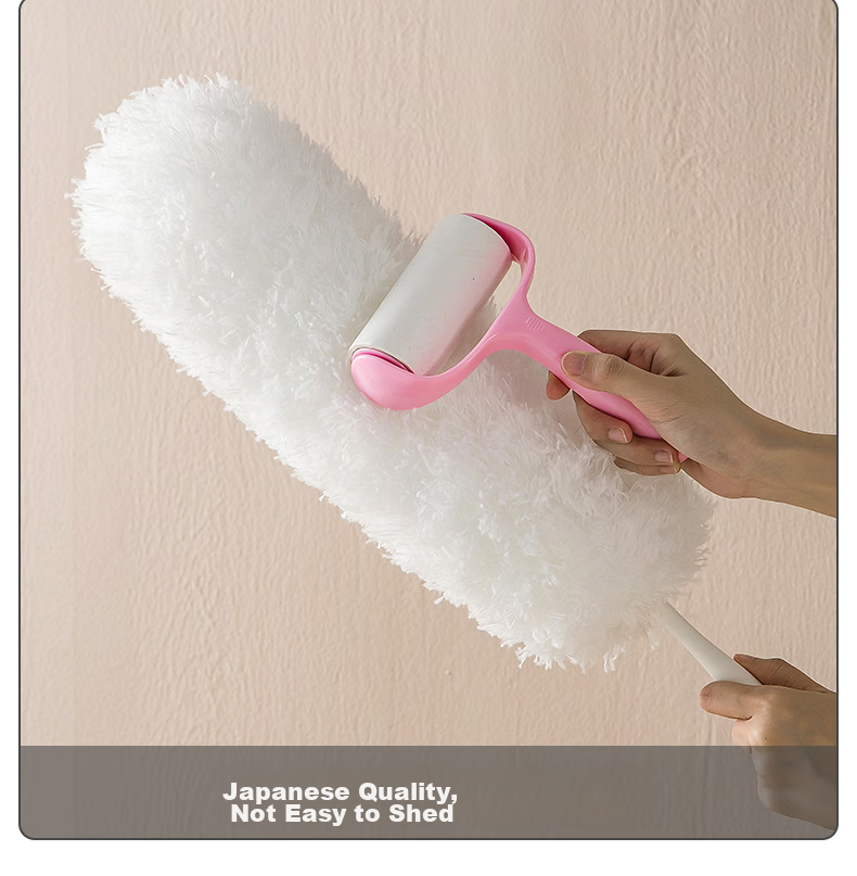 Sulida Feather Duster, 2.5-Meter Extendable, for Car And Home Use, Static Dust Removal, Ceiling Cleaning Tool 4