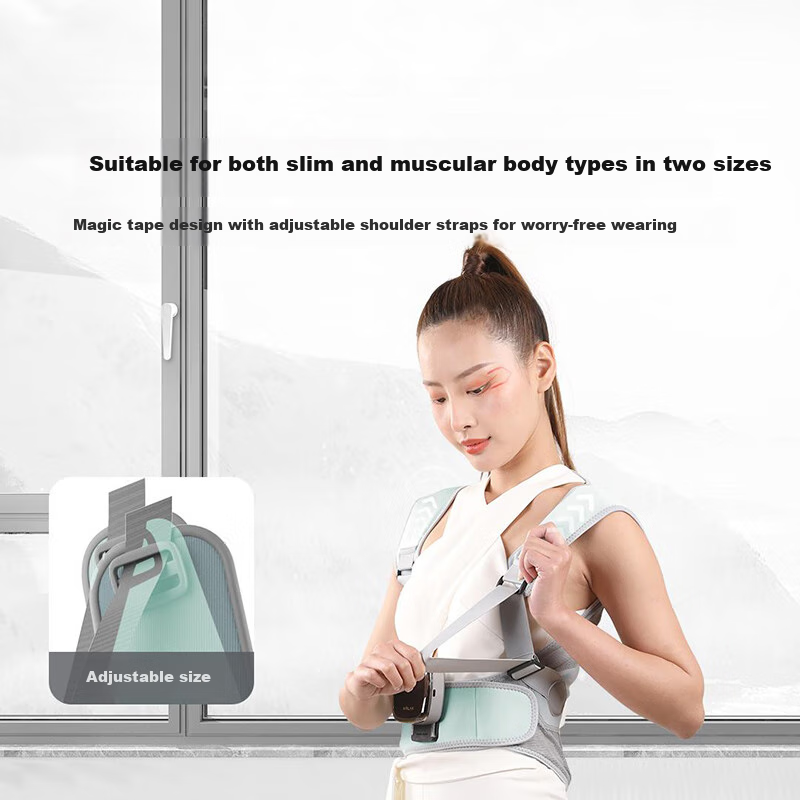 KCOTSON Electric Heating Shoulder And Neck Massager, Warm Shoulder And Back Care Device with Posture Reminder, Infrared Therapy, Medium Size, Gift for Teachers on Teacher's Day