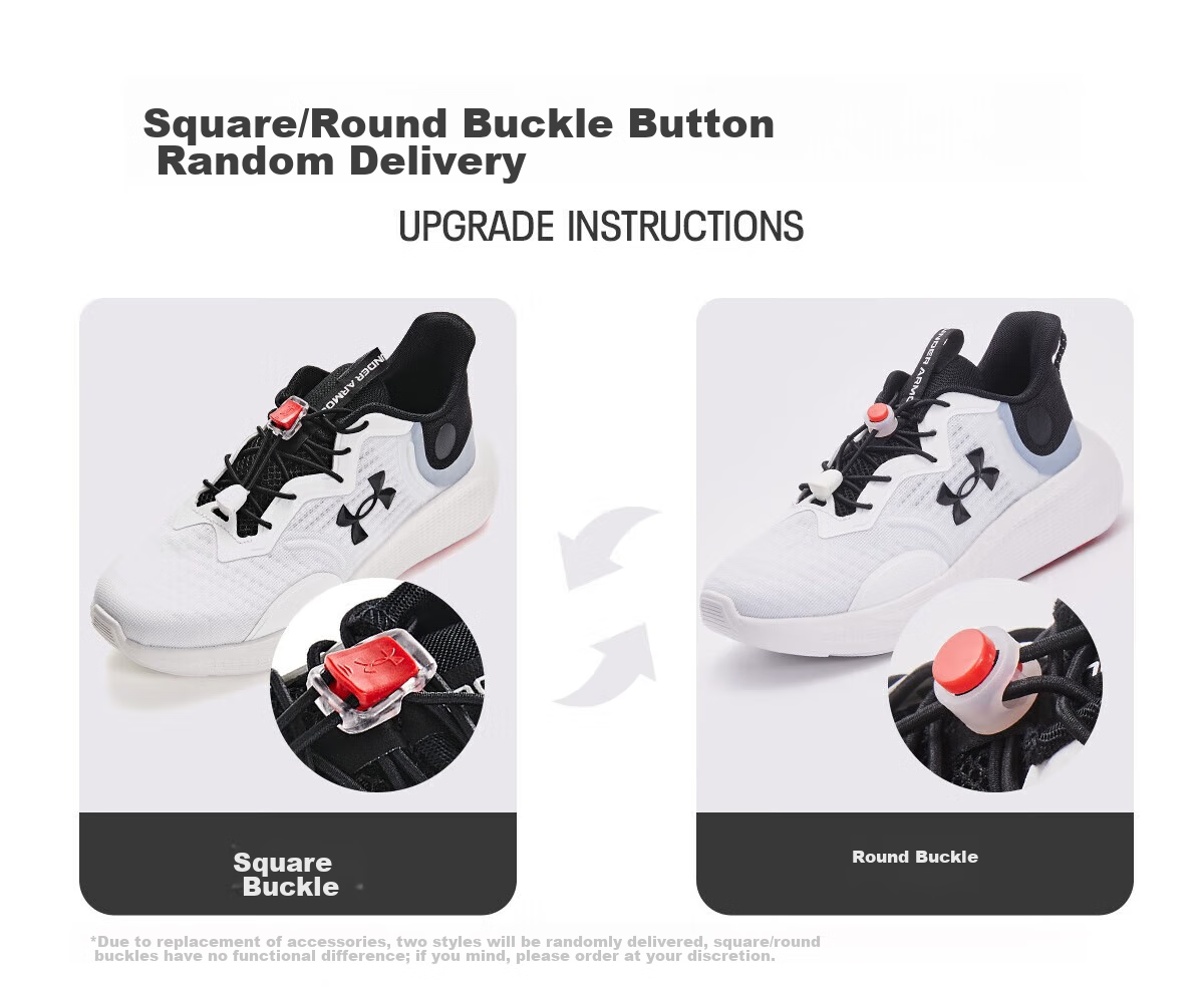Under Armour Children's Shock-Absorbing Non-Slip Exam Shoes for Older Boys, Breathable Lace-Up Running Shoes 1