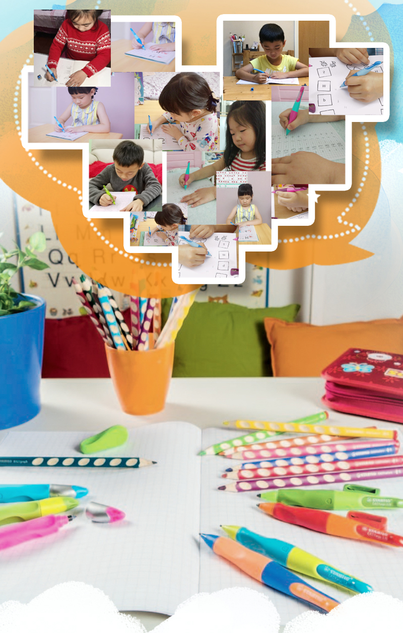 7612-思笔乐(STABILO)握笔乐自动铅笔 幼儿园小学生文具3.15mm自动铅笔不易断矫正握姿淡紫色送笔芯卷笔刀-详情图