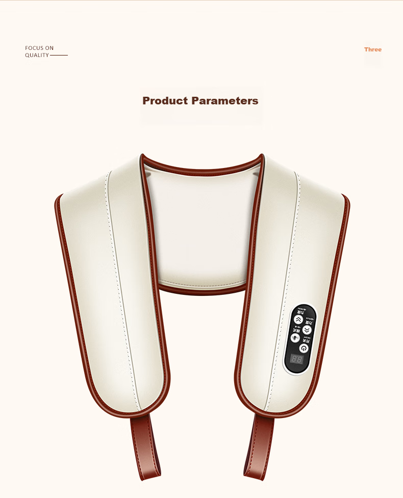 AUX Cervical Massage SP02, Shoulder And Neck Massager Shawl, Double S-Curve, Neck And Shoulder Massager for Waist And Back Kneading, New Year's Gift 18