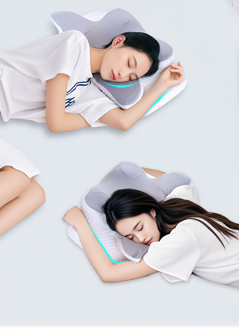 Howtreats Cervical Pillow for Adults, Sleeping Neck Support Pillow, Side Sleeping Pillow, Double-Layer Pillow, Deep Sleep Ergonomic Memory Foam Pillow 8