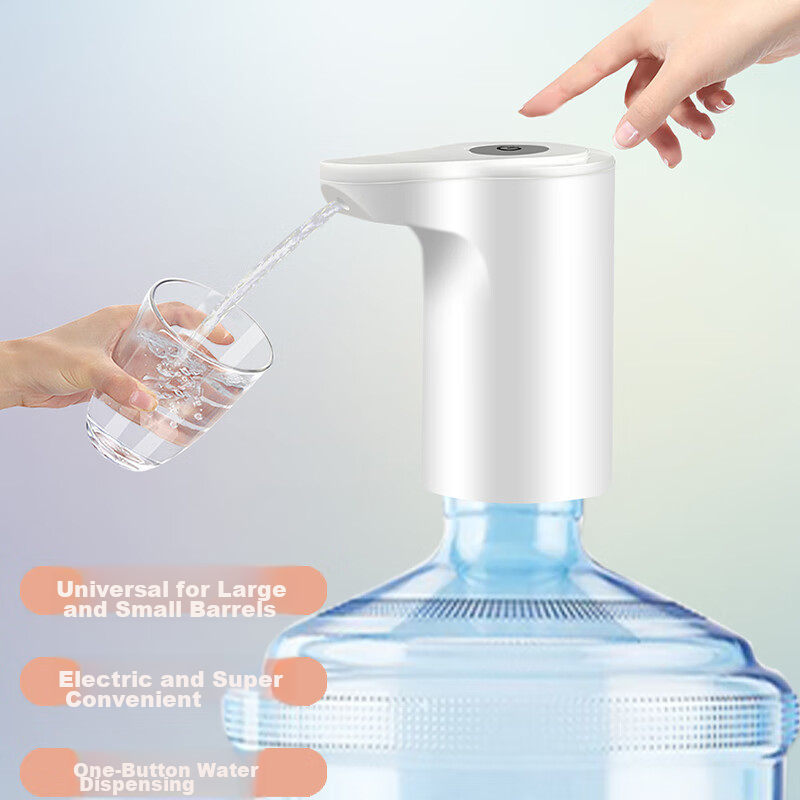 Electric Water Pump for Bottled Water, Water Extractor, Water Lifter, Water Pump for Large And Small Bottles, Universal for Office And Home Use