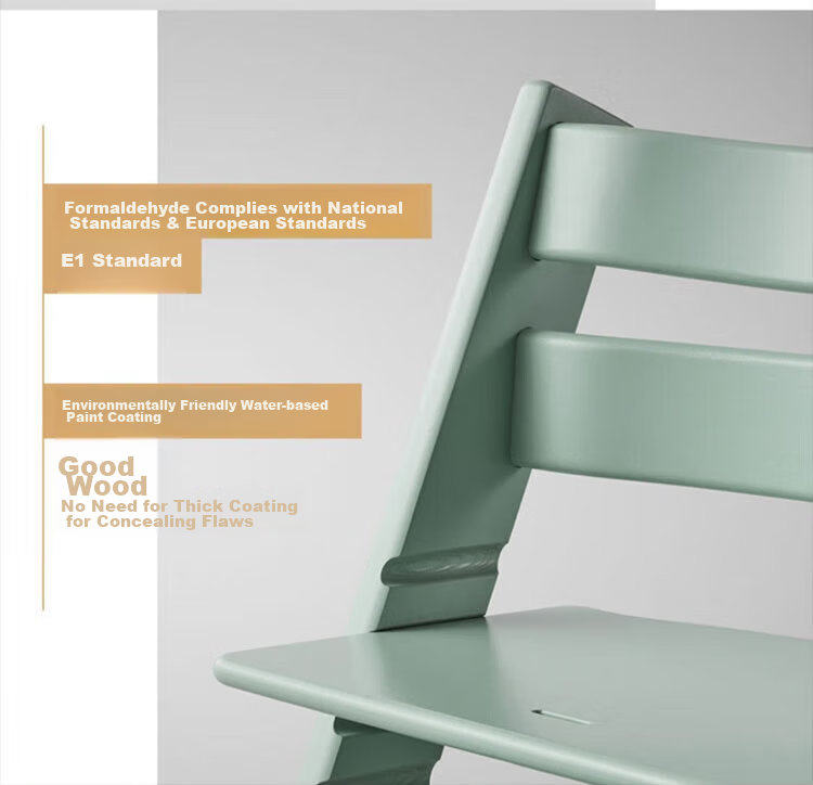 Stokke Growth Chair, Multifunctional Baby High Chair Learning Seat, TT Five-Piece Set with Free Cushion - Glacier Gree 34