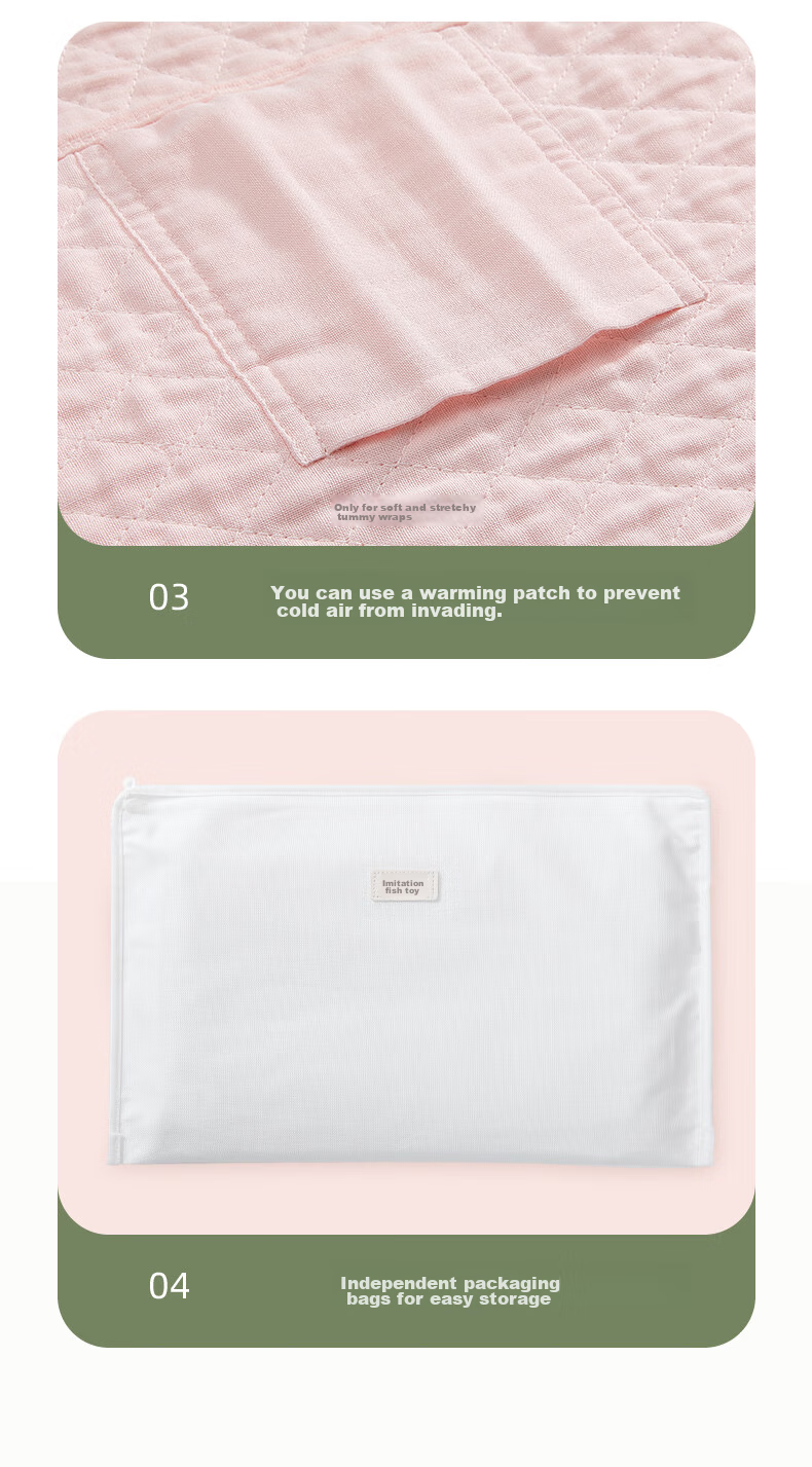 Shiyuejiejing Postpartum Belly Wrap, Shaping Band for Natural Delivery And C-Section, Gauze Waist Trainer (Belly Wrap + Pelvic Belt), Pink, XL 16