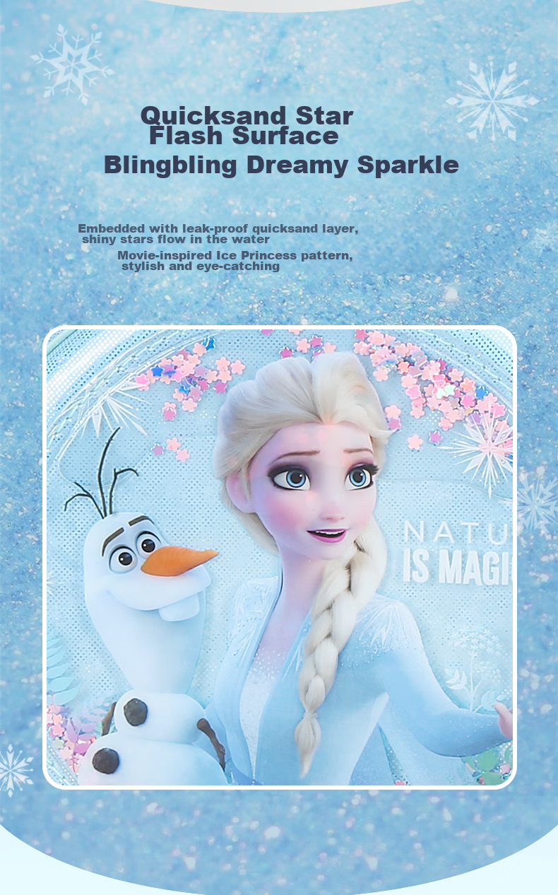 Disney Children's Handbag, Girls' Crossbody Shoulder Bag, Cute And Fashionable Frozen Elsa Princess Style, Sandbag Tote Bag, Blue, Children's Day And Birthday Gift 7