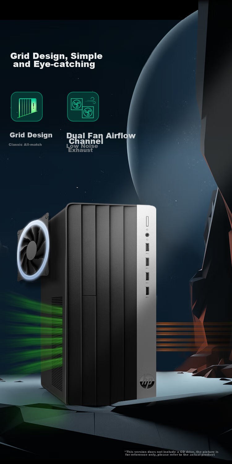 HP Zhan 99 New High-Performance Desktop Computer (i5-14500, 16GB DDR5, 512GB) 23.8" Screen Business Office Productivity Design Education Learning Machine 3