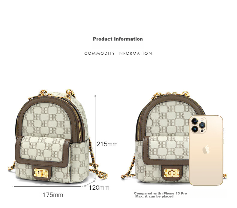 HR Handbag, Women's Backpack, Casual Bag for Women, Birthday Gift for Girlfriend 10
