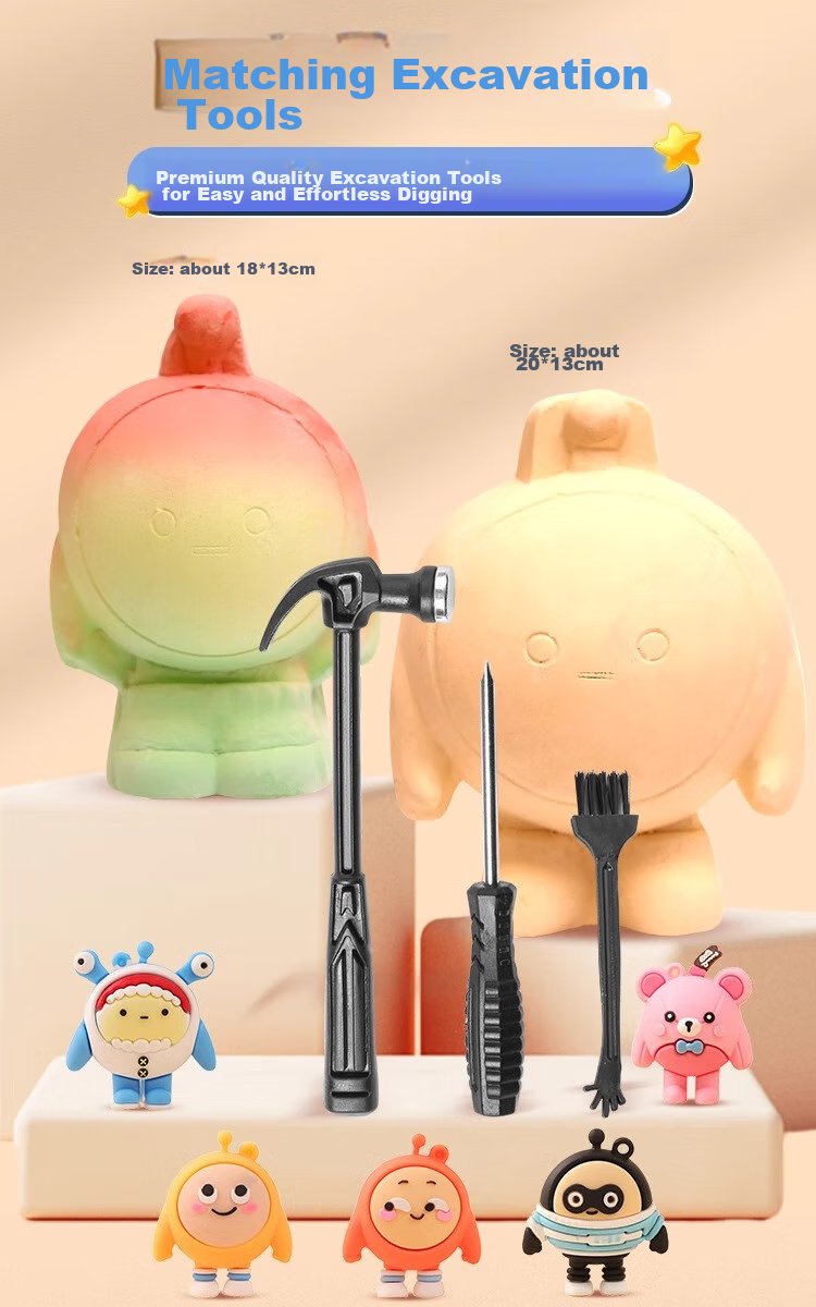 Shangmeibeibei Archaeological Excavation Toys Surprise Blind Box Egg Party Children's DIY Handmade Gifts for Boys And Girls Aged 3-6 Birthday Present 5