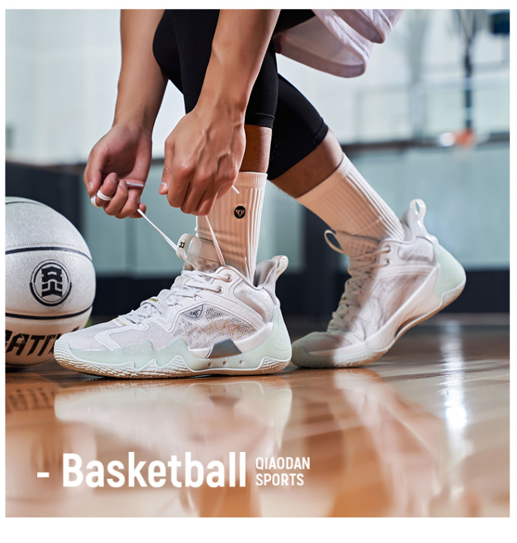 QIAODAN Basketball Shoes Venom ProSE Technology Rebound Shock Absorption Durable Professional Game Sports Shoes for Men 15