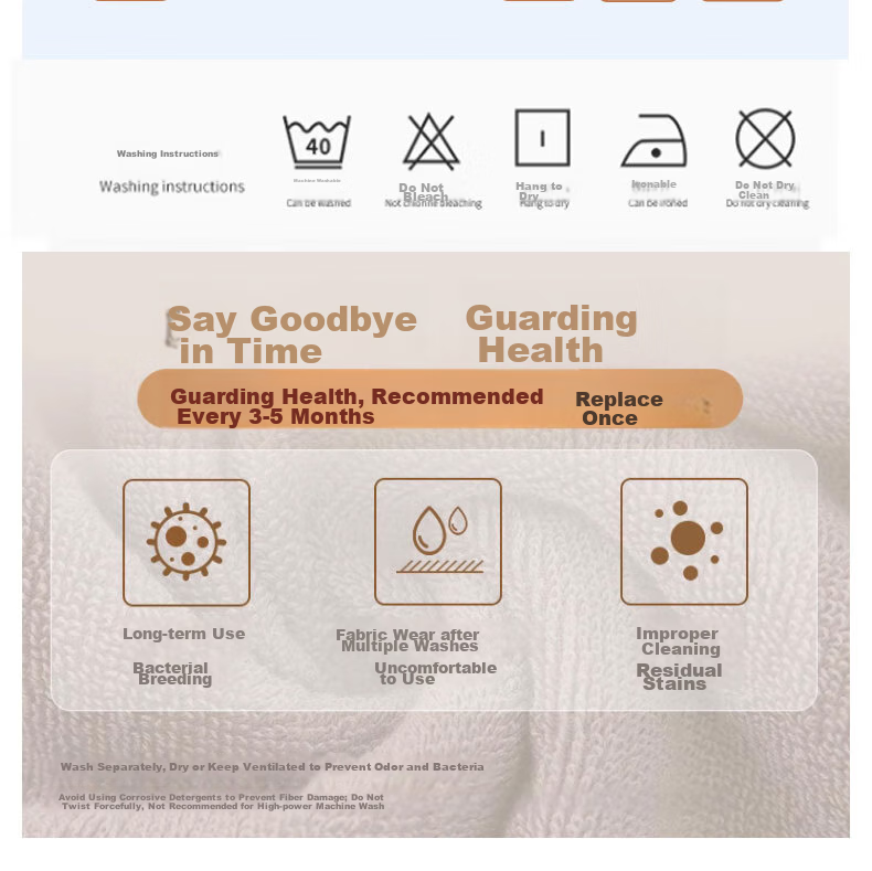 Grace 7A Antibacterial Class A Towel, Pure Cotton Adult Face Towel, Xinjiang Cotton, Sky Blue, Single Piece, 70*34cm 14