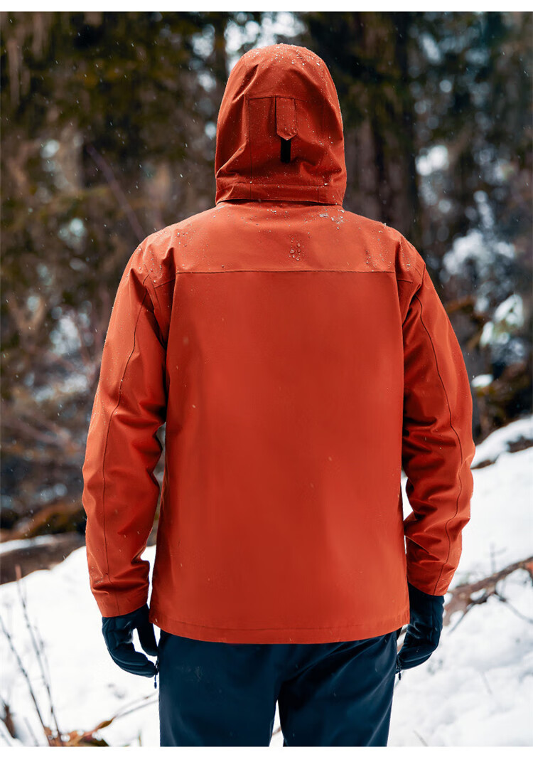 Pioneer Camp Outdoor Hardshell Jacket for Men, Autumn Windproof Waterproof Breathable Travel Hiking Mountaineering Wear-Resistant Coat 23