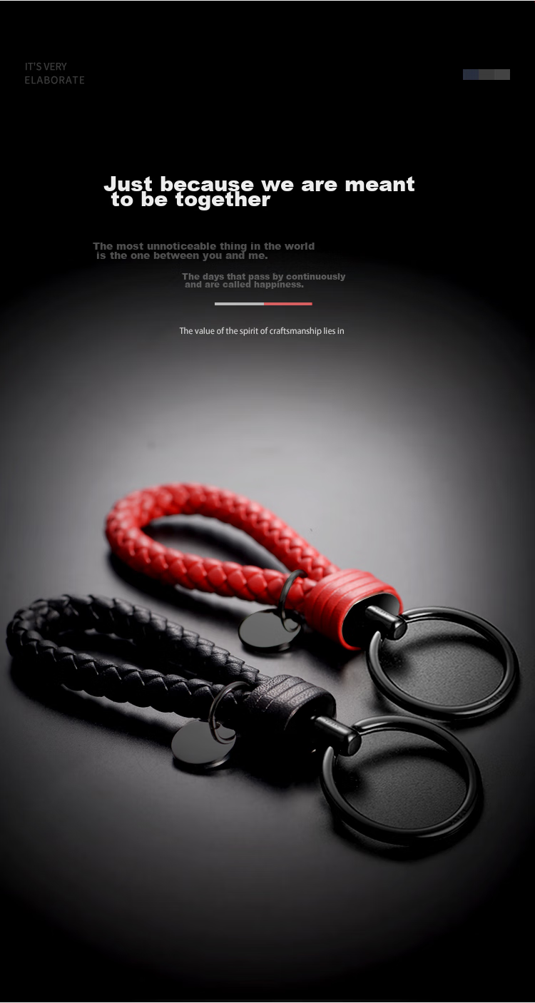 Laiben Knitted Car Key Chain for Men And Women, Key Pendant, Key Ring Lanyard, High-End Personalized Ornament BV 8