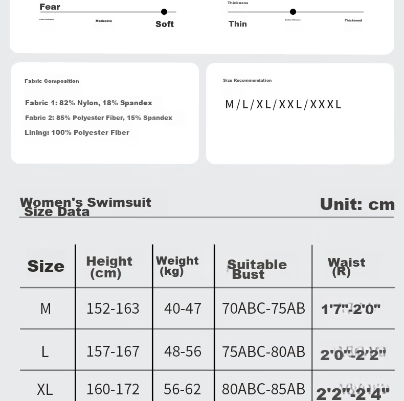 Li-Ning Women's Swimsuit, Fashionable One-Piece Boyleg Casual High-Waist Slimming High-Elastic Breathable Hot Spring Swimwear, 501 Black Floral Pattern, Size L 15