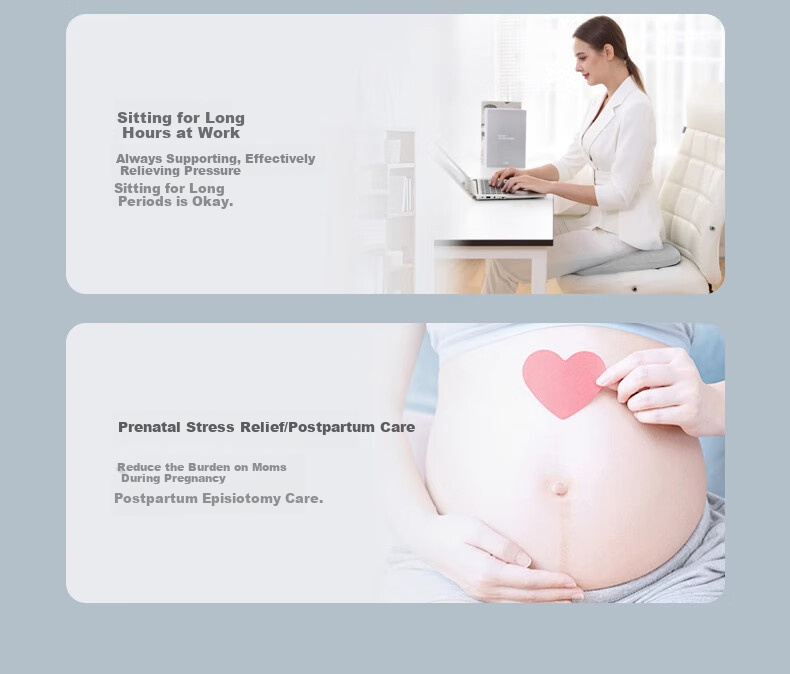 Mixiaoshu Hemorrhoid Cushion, Butt Pad for Office, Postpartum Long-Sitting Chair Pad, Natural Delivery Maternity Pressure Relief, Post-Surgery Anal Fistula Tailbone Pad 16