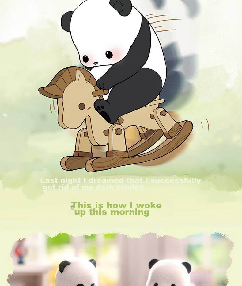 52TOYS PandaRoll Pandaren Party Series Plush Blind Box Trendy Panda Doll, Single Piece Mid-Autumn Festival Gift 14