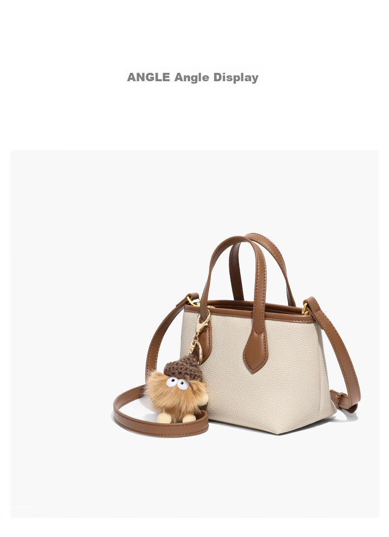 Viney Women's Handbag, Cowhide Bucket Bag, Light Luxury Crossbody Tote Shoulder Bag, Practical Birthday And Mother's Day Gift for Mom 19