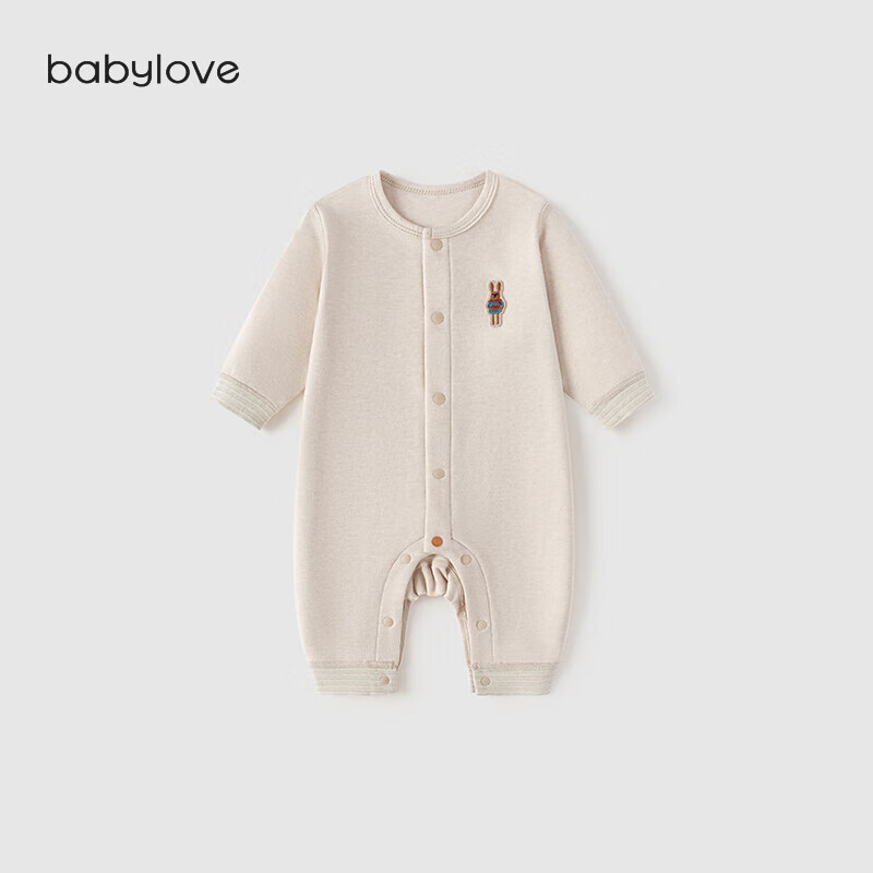 Babylove Infant Romper Spring And Autumn Style, Pure Cotton Baby Onesie, Home Wear, Crawling Suit, Long-Sleeve Colored Cotton, Newborn Clothing