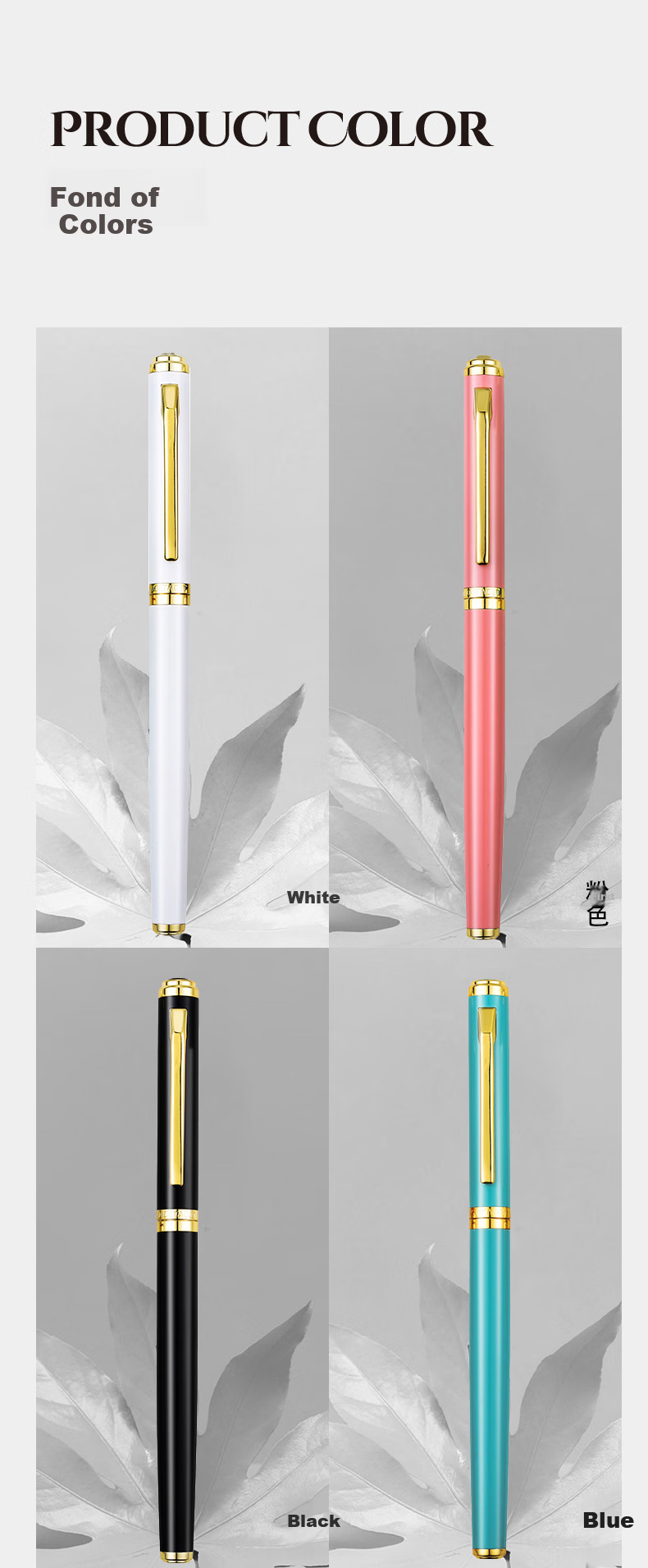 MONTAGUT [Mid-Autumn Festival Gift] Ballpoint Pen Gift Box, High-Value Signature Pen for Women, Student Writing Metal Pen, Purple Rose Series, 0.5mm 5