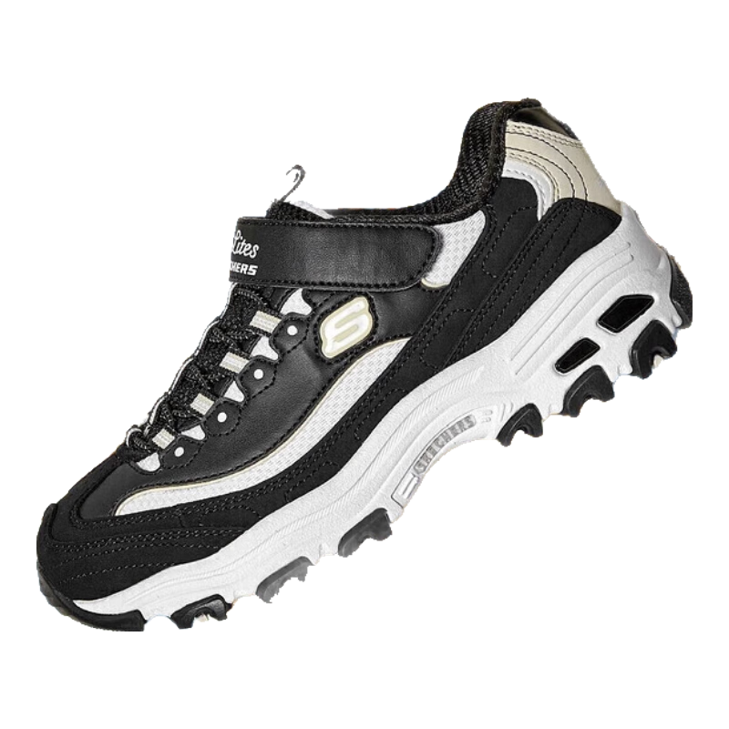 Skechers Children's Milk Tea Bear Boys And Girls Dad Shoes with Velcro, Big Kids' Sneakers 302526L