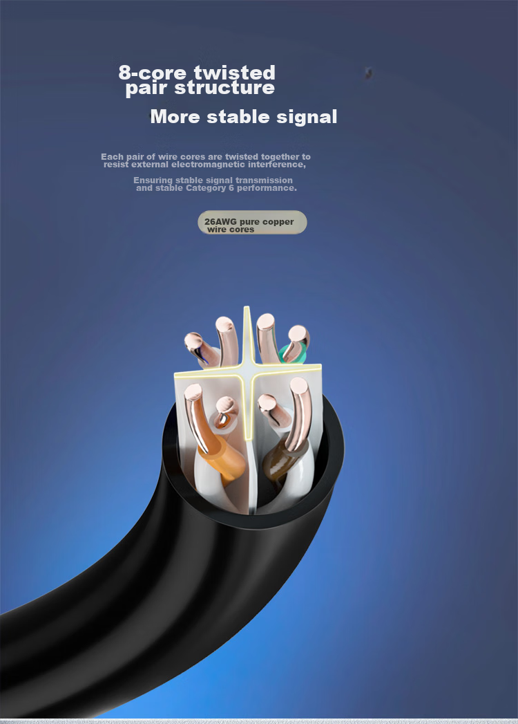 Cable Creation CAT6 Gigabit Ethernet Cable Connector RJ45 Crystal Head Elbow Computer Network Patch Cable Finished Network Cable, Upward Elbow 3 Meters CL0096 11