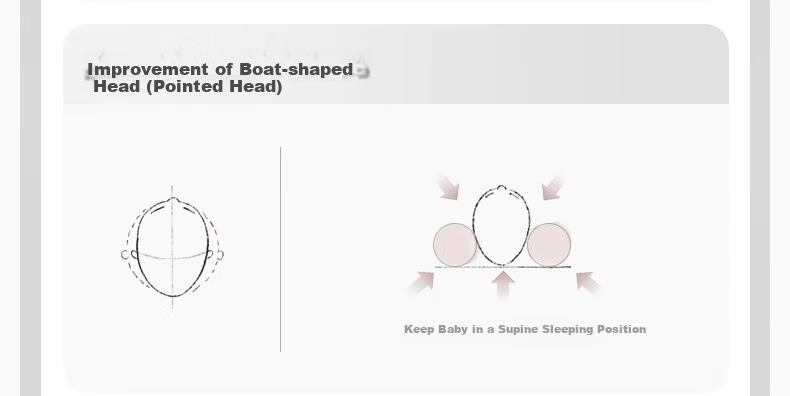 BUBBLE TREE [0-2 Years Old Anti-Flat Head Shaping Pillow] Newborn Infant Shaping Pillow, Children's Baby Head Correction Pillow 10