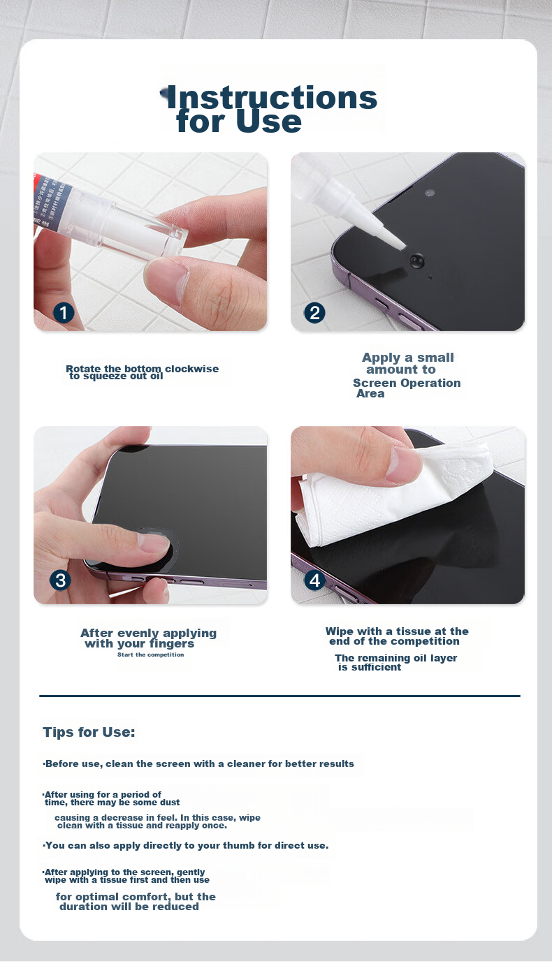 LinkStone Phone Screen Anti-Oil Layer Scratch Repair Liquid, Lubricant, No Baking Required, Anti-Dirt, Anti-Fingerprint, Oil Coating Film, Liquid Protective Film, Tablet Computer Tempered Glass Film, E-Sports Protection, Smooth Surface, 8mL 7