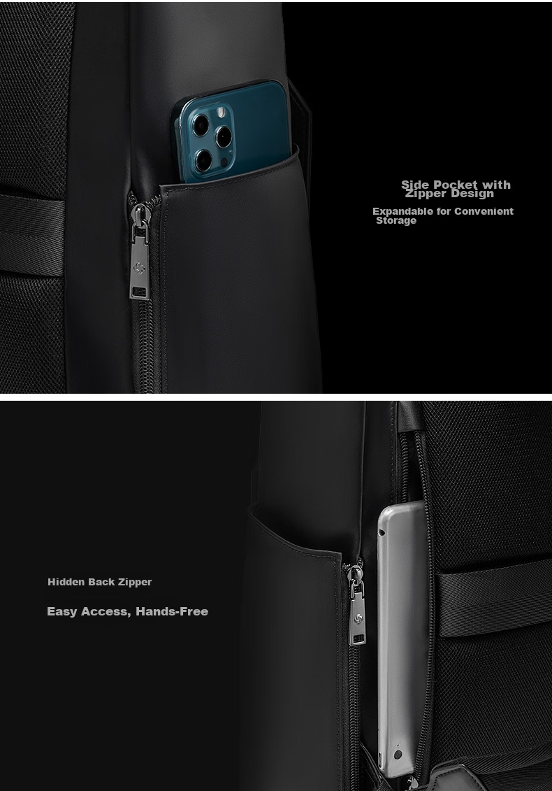 Xinxiuli Laptop Backpack 15.6-Inch Genuine Leather Shoulder Bag Large Capacity Business Travel Bag Gift NV0 15