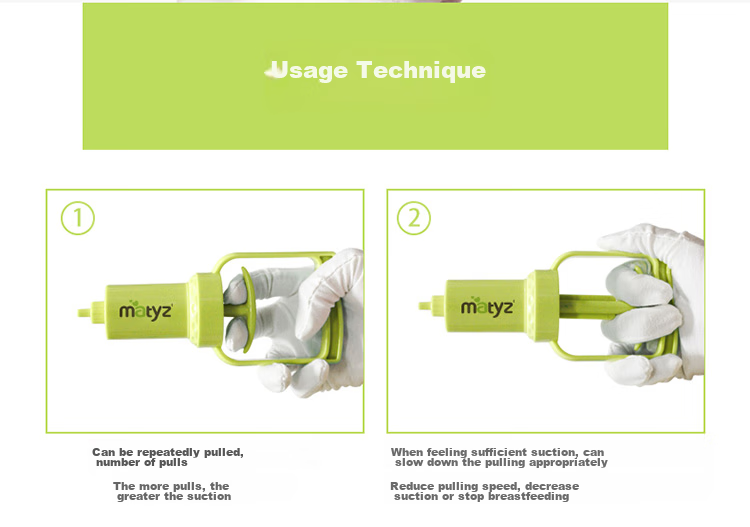 Matyz Manual Single-Sided Breast Pump, Portable Milk Extractor for Breast Milk, MZ-0913 4