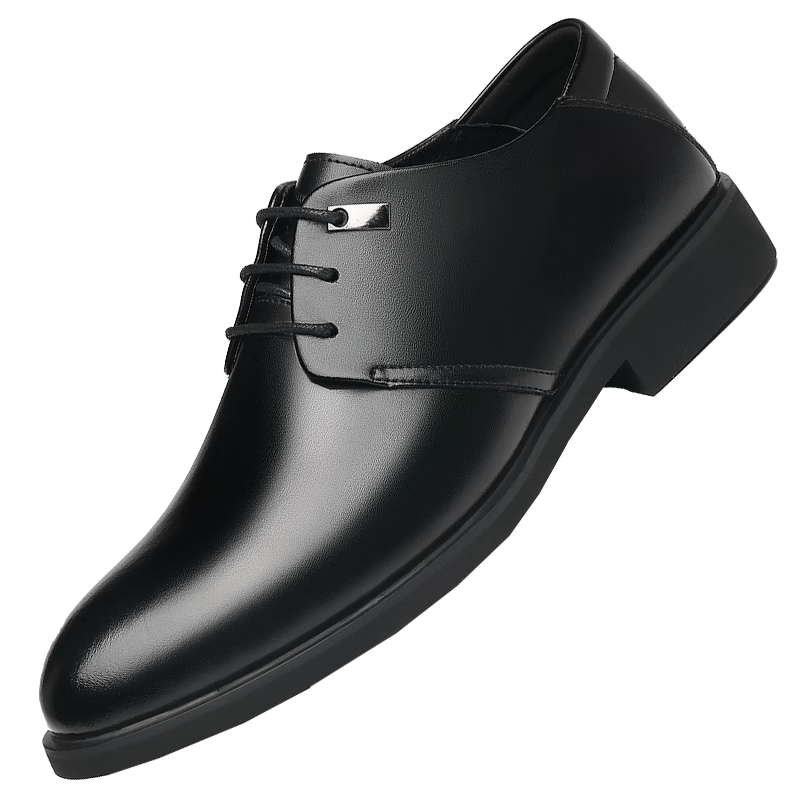 CARTELO Leather Shoes for Men, Business Style 2026 New Formal Genuine Leather Casual Heightening Derby Shoes, Wedding Soft-Soled Breathable Autumn And Winter Seaso