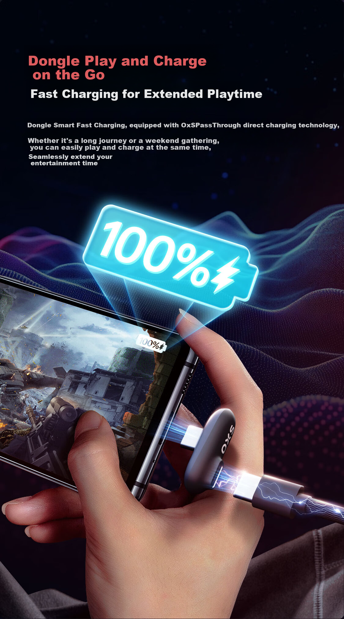 OXS Vega T1 Gaming Headset, TWS Wireless Bluetooth Low Latency In-Ear Long Battery Life Smart Noise Cancellation Sound Positioning PUBG Delta Triangle Boys Birthday Gift 7