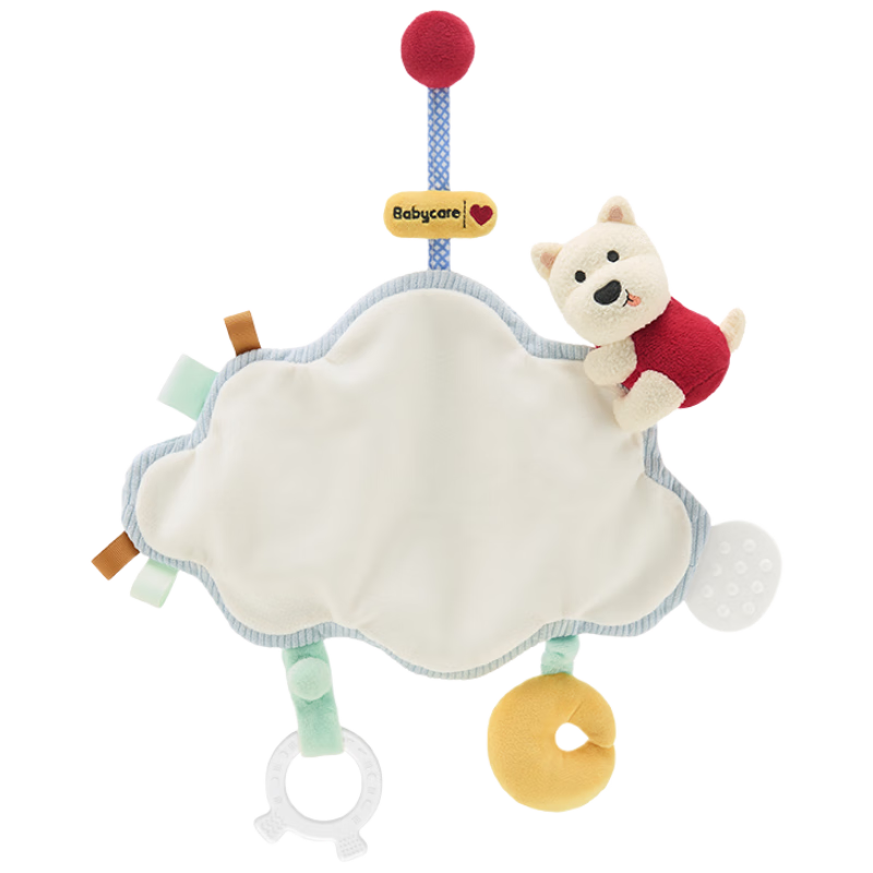 Babycare Sweet Dream Comforting Teether, Newborn Baby Comforting Toy, Plush Doll, Hand Toy, Chewable - Cloud Western Highlands