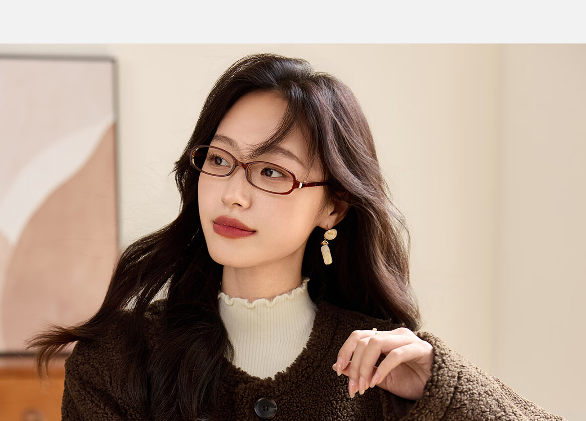 PinCai Women's Short Coat Lamb Wool Thickened Small Fragrance Style Petite High-End Short Jacket P144F6002 5