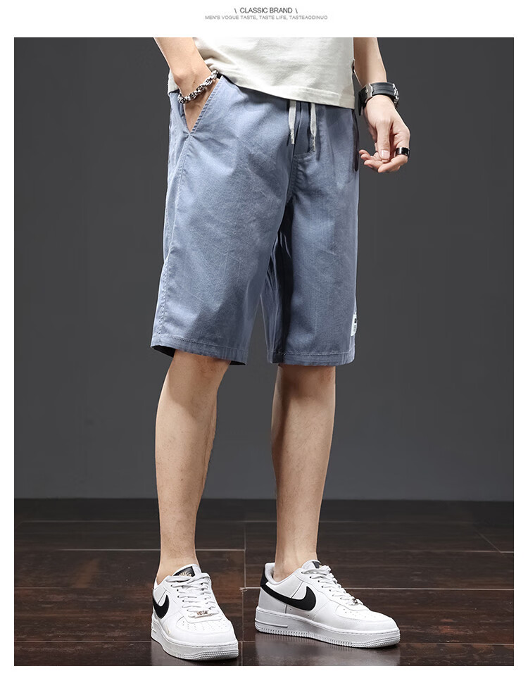 Zengzhi Summer Lightweight Men's Casual Shorts 2026 New Cargo Five-Point Straight-Leg Mid-Length Pants for Men 15