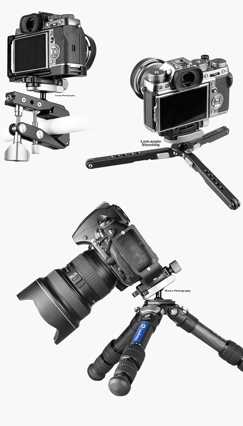 Leofoto Gimbal, Mini 360-Degree Panoramic Portable Gimbal for Smartphones And DSLR Cameras, Spherical Gimbal MBC-20 11