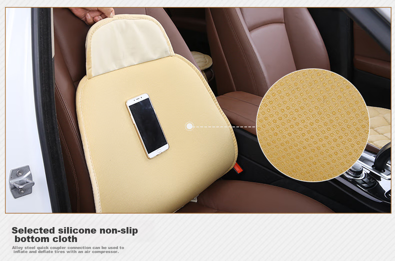Digalun Car Seat Cushion 7-Piece Set Winter Plush Seat Cover Headrest Neck Pillow Warm Car Seat Pad Set 7