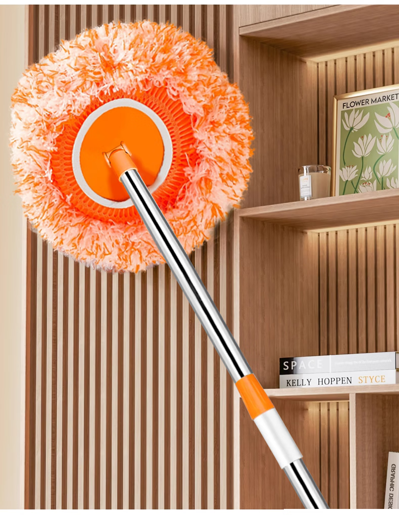 YNK·UNIORAM Sunflower Telescopic Mop Household One-Push Clean Hands-Free 2025 New Sunflower Ceiling Cleaning Tool 22