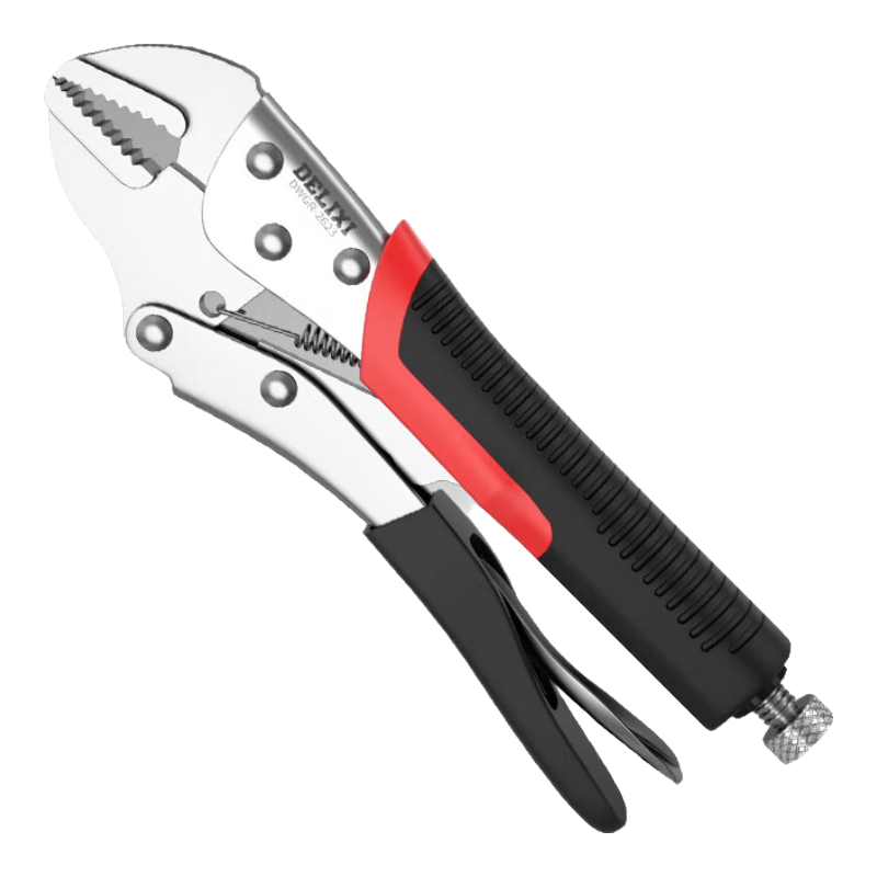 DELIXI Multi-Functional Pliers, Universal Pressure Clamp, Industrial-Grade Manual Fixed Vise-Grip Pliers
